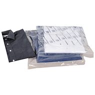Compactor set of 8 transparent zipped transport bags for T-shirts and shirts 30 × 45 cm - Clothing Garment bag