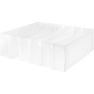 Compactor transparent underwear drawer organiser Optimo, 6 compartments - Drawer Organiser
