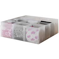 Compactor transparent underwear drawer organiser Optimo, 12 compartments - Drawer Organiser