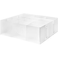 Compactor Transparenter Wäscheschubladen-Organizer Optimo mit 12 Fächern - Schubladen-Organizer