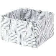 Compactor Úložný organizér do zásuvky Toronto – košík S, 12 × 12 × 7 cm, bielo-sivý - Organizér do zásuvky