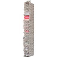 Compactor hanging organizer for shoes, socks and clothes - "Madison" 15x30x128 cm, 9 shelves - Hanging closet organiser