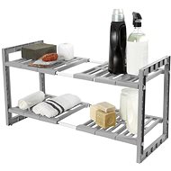 Compactor Adjustable Shelf under the Sink - 50/76 x 30 x 40cm, Light Grey - Bathroom Shelf