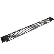 VALUE 19'' perforated blanking panel, 1U, snap-in, black - Blanking Plate
