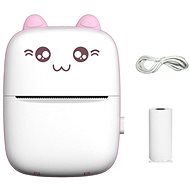 Leventi Portable smart mini printer cat - pink - Mobile Printer