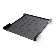 CTnet 19" Shelf REX with perforations 1U 550 mm, black - Shelf