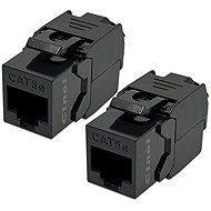 CTnet UTP RJ45 cat.5e keystone, 2 pcs - Keystone