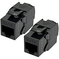 CTnet keystone UTP RJ45 cat.6, 2 pcs - Keystone