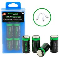 PATONA PREMIUM CR123A 800mAh 4pcs - Rechargeable Battery