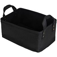 Compactor storage basket Basket Ecologic with two handles, black - Storage Box
