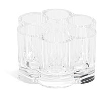 Compactor brush and cosmetic organiser clear plastic - Makeup Organiser