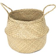 Compactor knitted storage basket Belly M, seagrass natural - Small Basket