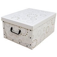 Compactor Ring – kartón box 50 × 40 × v.25 cm, biely - Úložný box