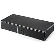 Compactor Textil Aufbewahrungsbox für Kleidung unter dem Bett 90 x 45 x 18 cm - schwarz - Aufbewahrungsbox