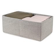 Compactor úložný box Oxford 26 × 42 × 16,5 cm, polyester, sivo-béžový - Úložný box