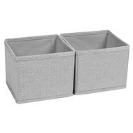 Compactor sada 2  ks organizérů BOSTON 14 × 14 × 12 cm, šedá - Úložný box