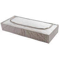 Compactor nízký textilní úložný box Rivoli 107 × 46 x15 cm, hnědý - Úložný box