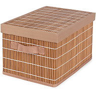 Compactor Nago Folding storage box with lid, bamboo, M - Storage Box