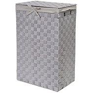 Compactor laundry basket with lid Stan, grey - Laundry Basket