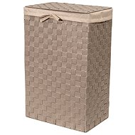 Compactor laundry basket with lid Stan, brown - Laundry Basket