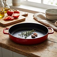 Combekk Cast iron frying pan 24 cm red/red (192124RD) - Pan