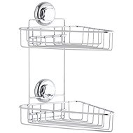 COMPACTOR Bestlock Double corner shelf for bathroom, without drilling, load capacity up to 12 kg - Shelf