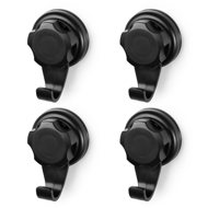 COMPACTOR Bestlock Black Small wall hooks, with suction cups, without drilling, load capacity up to  - Hooks
