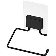 COMPACTOR Self-adhesive toilet paper holder, black - Toilet Paper Holder