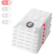 Compactor Vacuum Storage Bag Set Bag Aspispace 6× XL 140 litres, 80 x 130 cm - Vacuum Bag