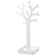 Compactor Tree, white plastic - Jewellery Stand