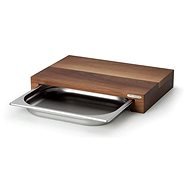 Continenta cutting board with drawer, walnut, 39x27x6 cm - Chopping Board