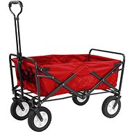 MEISTER Skládací ruční vozík, červený, max. nosnost 68 Kg - Cart