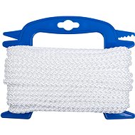 CONNEX PP pletené lano 8pramenné, 6 mm × 15 m, bílá, navíječ - Rope