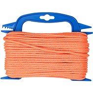 CONNEX PP Knitted rope 16 strands, 4 mm × 20 m, reflective orange, retractor DY2701854 - Rope