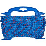 CONNEX PP Braided 8-strand rope, 8 mm × 15 m, blue/red, retractor DY2701711 - Rope