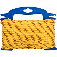 CONNEX PP Braided rope 16 strands, 6 mm × 15 m, yellow/red, retractor DY2701865 - Rope