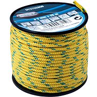 CONNEX PES braided cord 16 strands, 3 mm × 25 m, yellow. /green. /blue - Rope