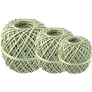 Werkzeyt PP packaging twine 3pcs, 2,5 mm × 10 m, 1,7 mm × 20 m, 1,3 mm × 40 m, natural colour - Twine