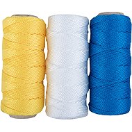 Werkzeyt PP twisted cord 3-strand, 3 pcs, 1 mm × 50 m, blue, white, yellow - Line