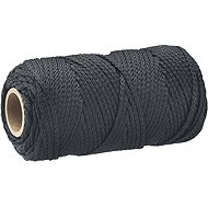 CONNEX PP braided cord, 8-strand, 1.7 mm × 100 m, black - Line