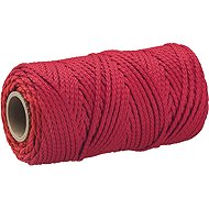 CONNEX PP braided cord, 8-strand, 1.7 mm × 100 m, red - Line