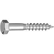 CONNEX Hexagon head wood screw galvanized 5x30 mm, 300 pieces - Self-Tapping Screws