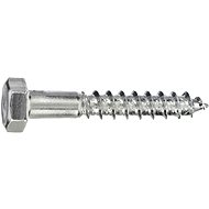 CONNEX Hexagon head wood screw galvanized 6x80 mm, 60 pieces - Self-Tapping Screws