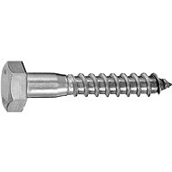 CONNEX Hexagon head wood screw stainless steel A2 10.0x60 mm, 25 pieces - Self-Tapping Screws