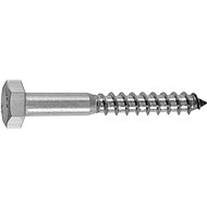 CONNEX Hexagon head wood screw stainless steel A2 10.0x80 mm, 25 pieces - Self-Tapping Screws