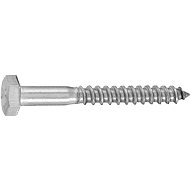 CONNEX Hexagon head wood screw stainless steel A2 6.0x50 mm, 25 pieces - Self-Tapping Screws