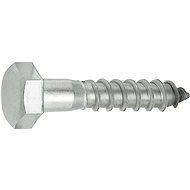CONNEX Hexagon head wood screw stainless steel A2 8.0x40 mm, 25 pieces - Self-Tapping Screws
