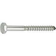 CONNEX Hexagon head wood screw stainless steel A2 8.0x80 mm, 25 pieces - Self-Tapping Screws