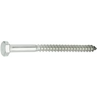 CONNEX Hexagon head wood screw stainless steel A2 8.0x100 mm, 25 pieces - Self-Tapping Screws
