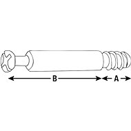 CONNEX Euro threaded screw galvanized 7.5-8x20.3 mm, PH, 200 pieces - Self-Tapping Screws